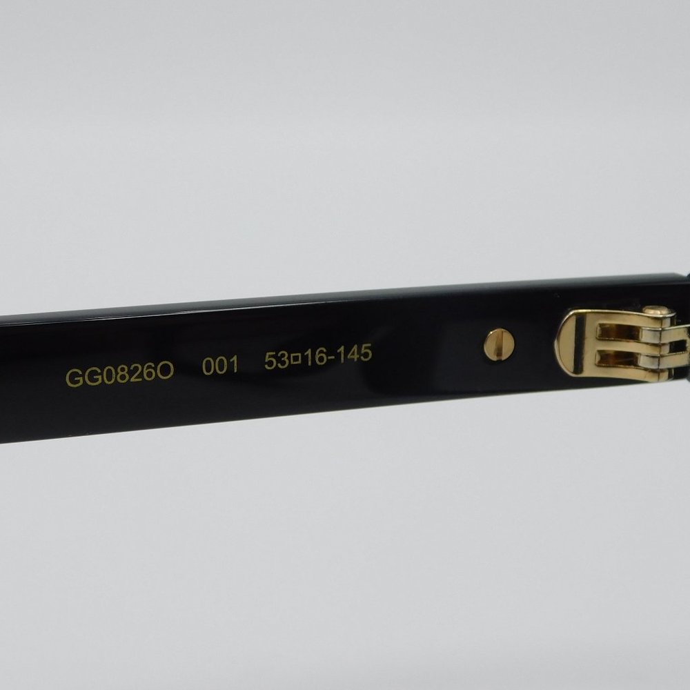 Gucci Dark Gray Rectangular Glasses - image 8